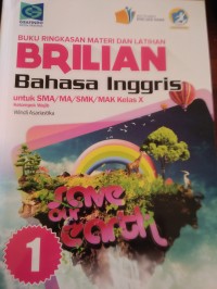 Image of Brilian bahasa inggris kelas X: kelompok wajib