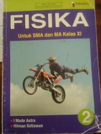 Image of Fisika untuk SMA dan MA kelas XI