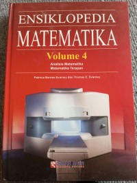 Image of Ensiklopedia matematika volume 4 : analisis matematika = matematika terapan
