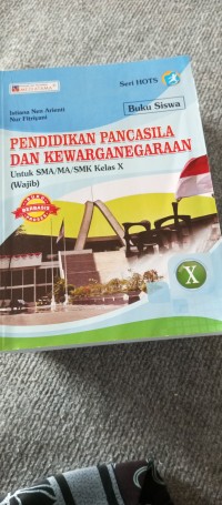 Image of Pendidikan Pancasila dan Kewarganegaraan untuk SMA/MA/SMK kelas X