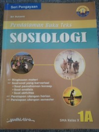 Pendalaman buku teks: sosiologi kelas X 1A