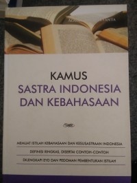 Kamus sastra indonesia dan kebahasaan