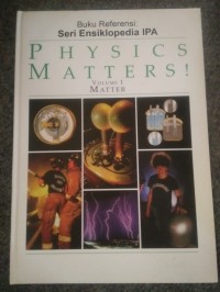 Image of Physics matters! volume 1 matter